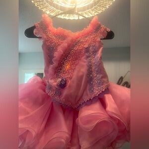 Feisty Pageant dress with customizations street size 7